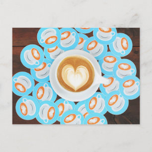 Postal de cafetería