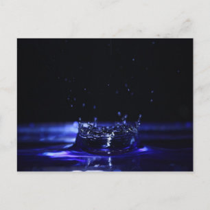 Postal de caída de agua