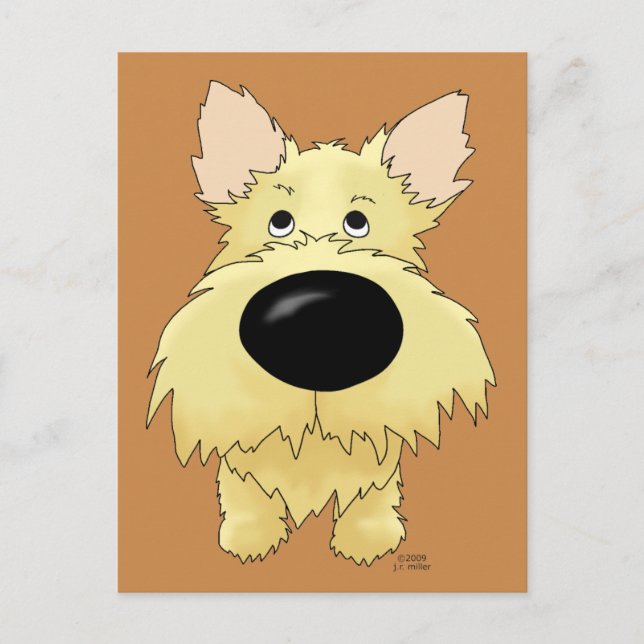 Postal de Cairn Terrier (Anverso)