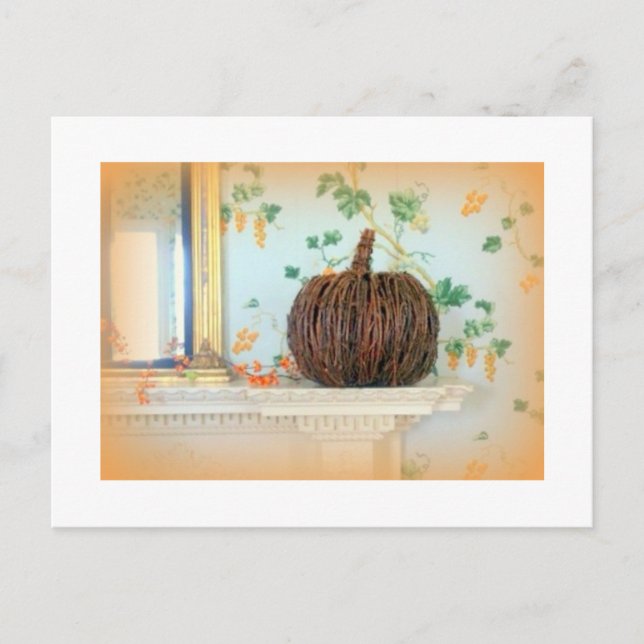 postal de calabaza colonial (Anverso)