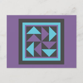 Postal de calcinado - Neerlandés volador (púrpura/