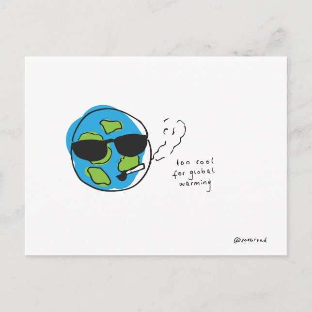 postal de calentamiento global (Anverso)