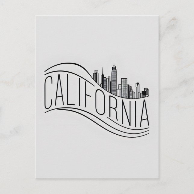 postal de California (Anverso)