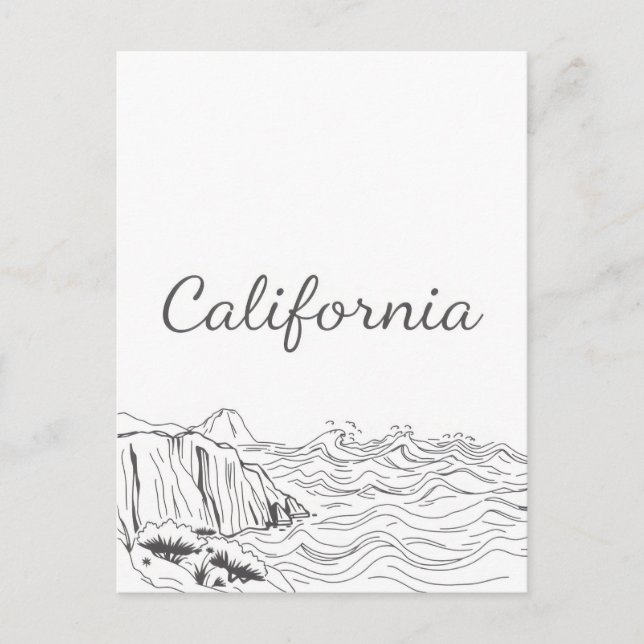 postal de California (Anverso)