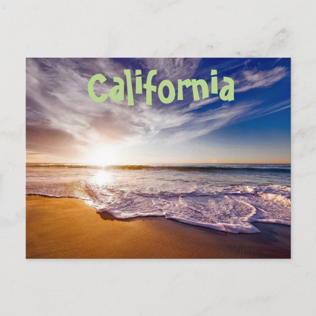 Postal de California (Anverso)
