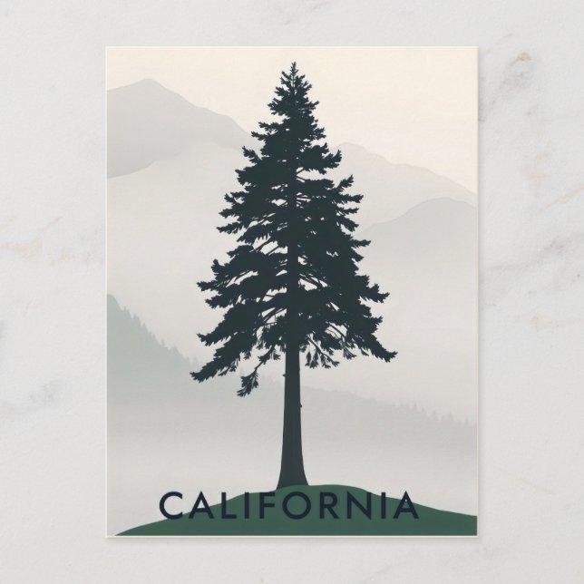 postal de California (Anverso)
