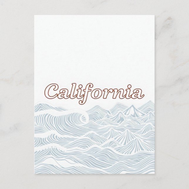 postal de California (Anverso)