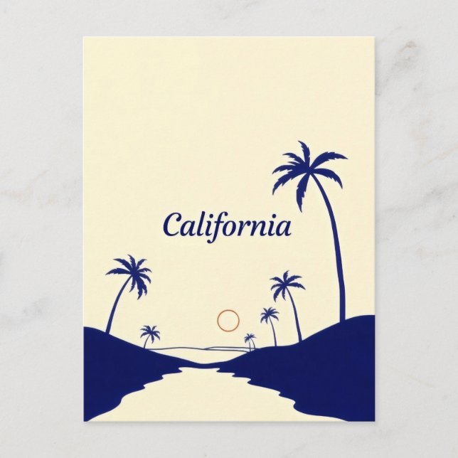postal de California (Anverso)