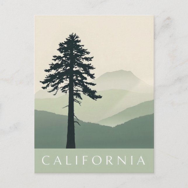 postal de California (Anverso)
