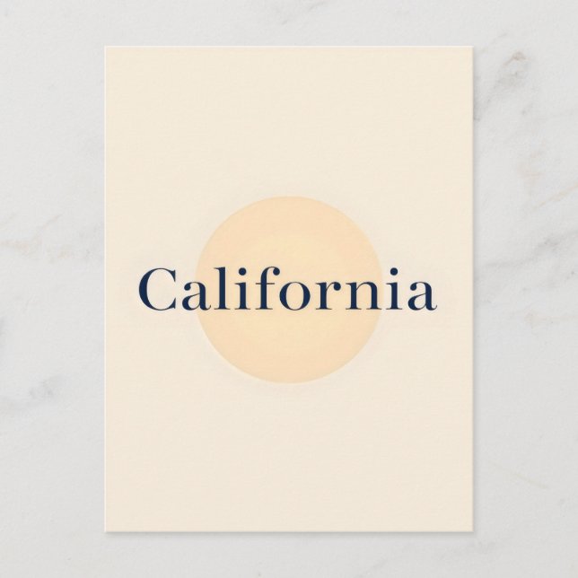 postal de California (Anverso)