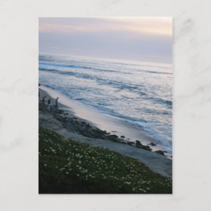 Postal de California Beach Sunset Personalizado La