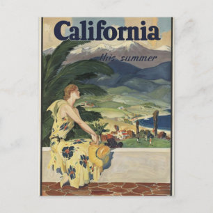 Postal de California Vintage