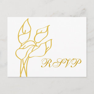 postal de Calla Lily RSVP