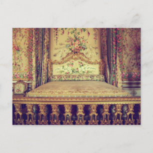 Postal de cámara de la reina del Palacio de versai