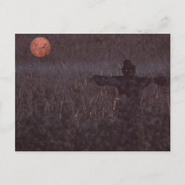 Postal de campo de maíz perezoso (Anverso)