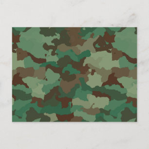 postal de camuflaje militar