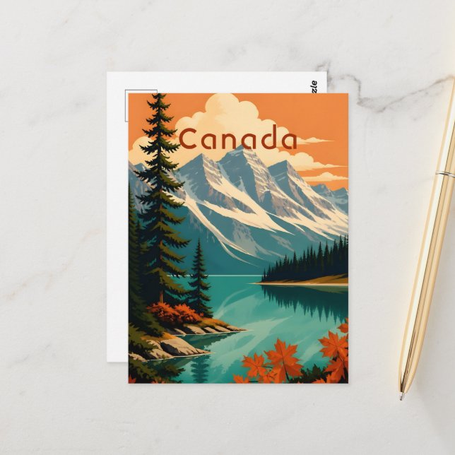 Postal de Canadá (Anverso/Reverso In Situ)
