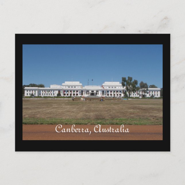Postal de Canberra Australia (Anverso)