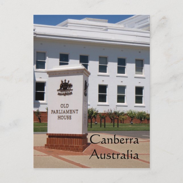 Postal de Canberra Australia (Anverso)