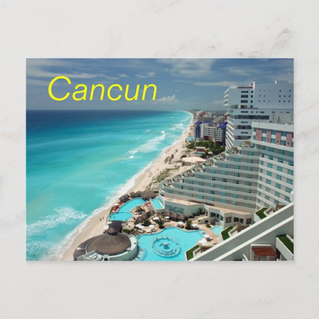 Postal de Cancún (Anverso)