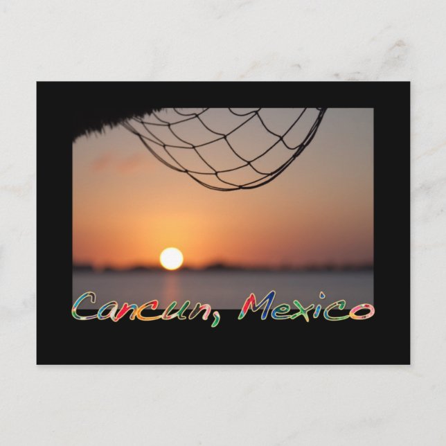 Postal de Cancún en México (Anverso)