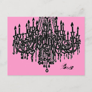 Postal de candelabro parisino