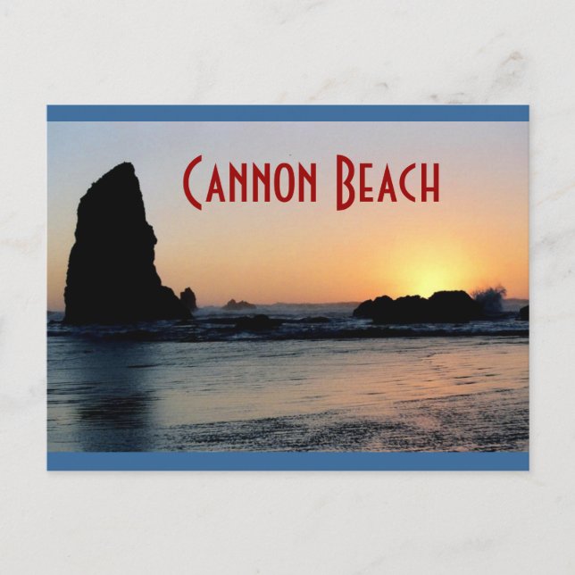 Postal de Cannon Beach (Anverso)