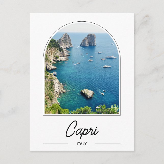 Postal de Capri Italia (Anverso)