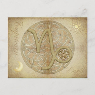 Postal de Capricornio de Rótulo Zodiac