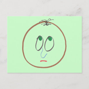 Postal de caras divertidas