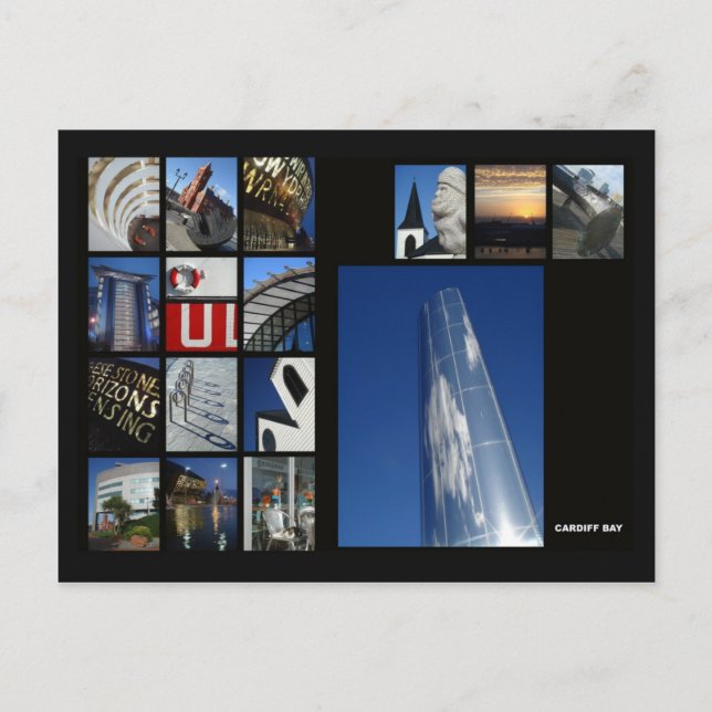 postal de Cardiff Bay (Anverso)