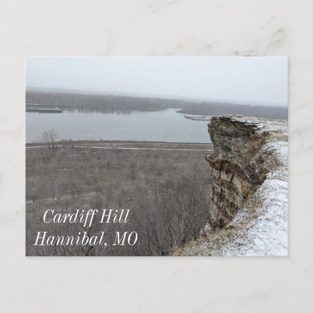 Postal de Cardiff Hill Hannibal Missouri (Anverso)