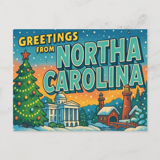 postal DE CAROLINA DEL NORTE (Anverso)