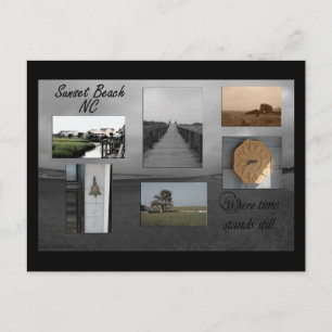 Postal de Carolina del Norte de la playa de la