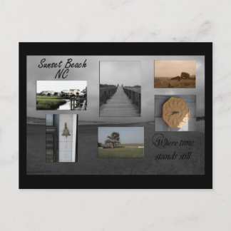 Postal de Carolina del Norte de la playa de la