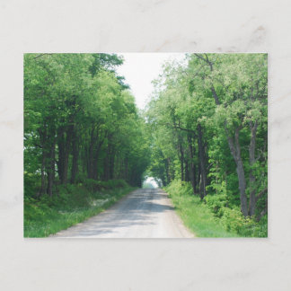 Postal de carril de madera