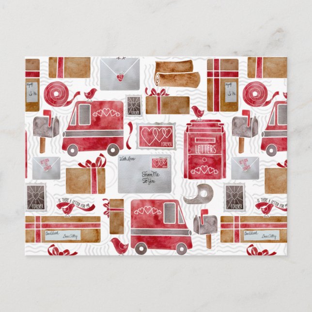 Postal de cartas de amor (Anverso)
