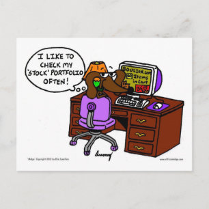 Postal de cartera de acciones medias