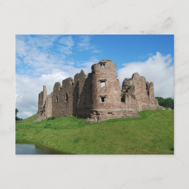 Postal de castillo de Brough (Anverso)