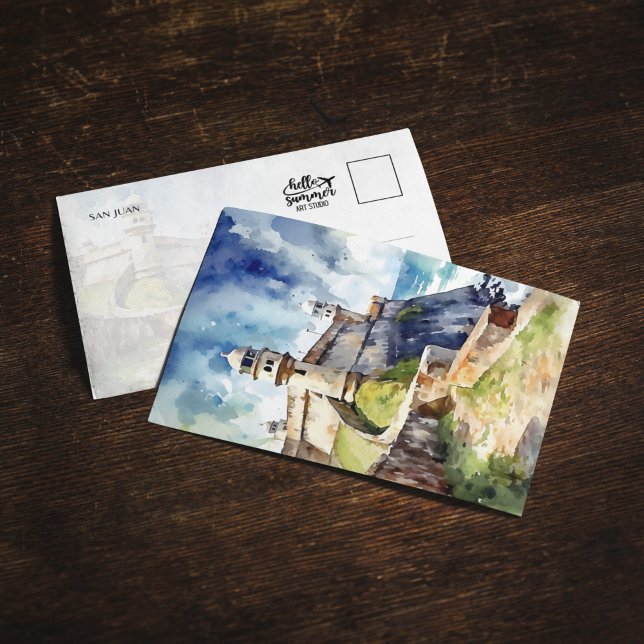 Postal de Castillo San Felipe del Morro Puerto Ric (Subido por el creador)