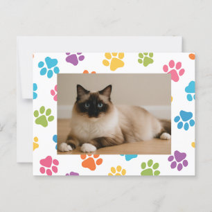 Postal de Cat Lover personalizado con foto