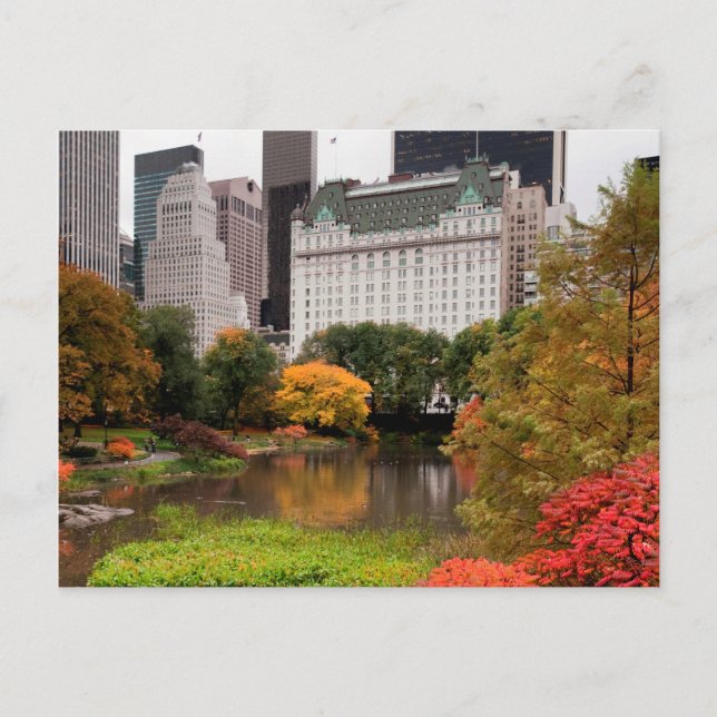 Postal de Central Park en otoño (Anverso)