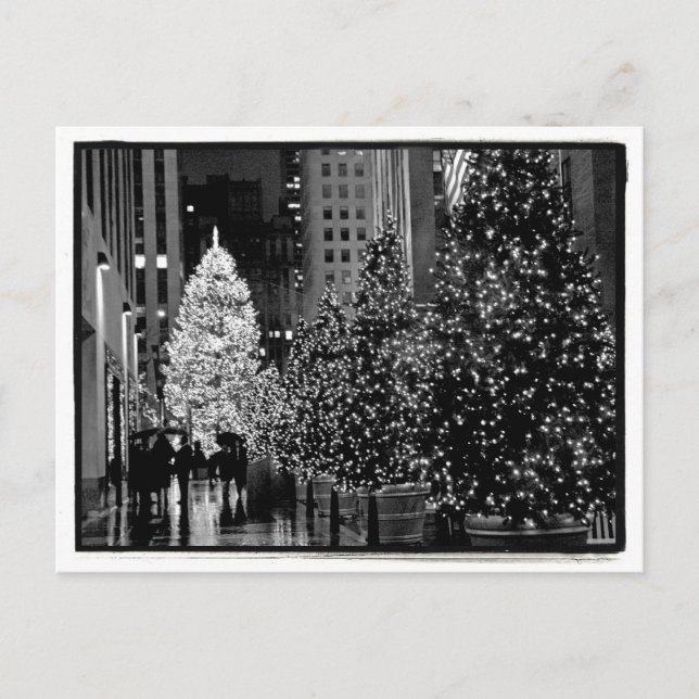Postal de centro del árbol de navidad de (Anverso)