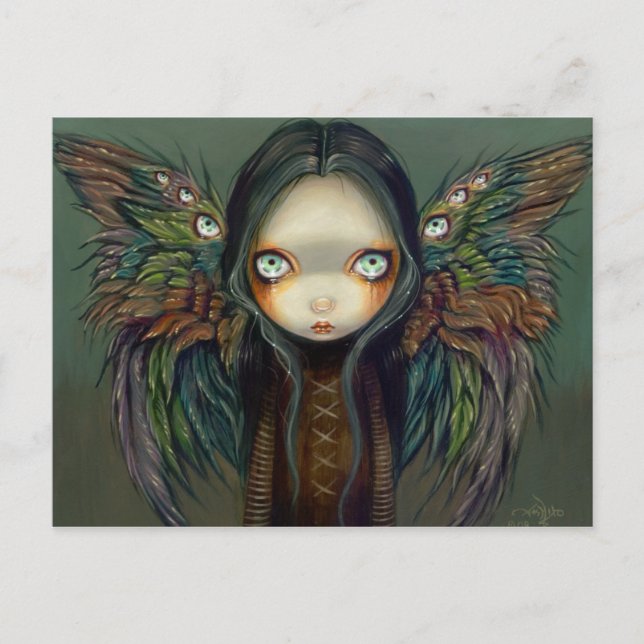 Postal de "Cerveza alada" (Anverso)