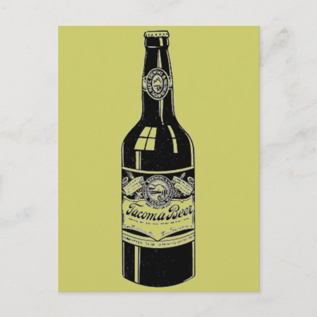 Postal de cerveza de Tacoma (Anverso)