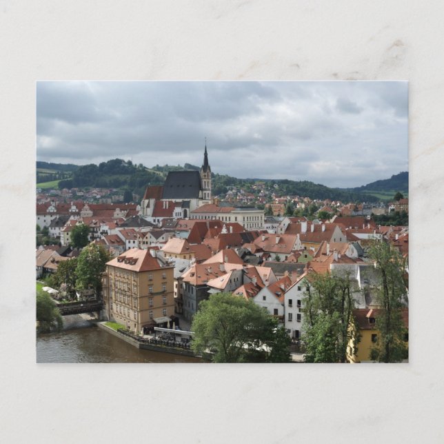 postal de Cesky Krumlov (Anverso)