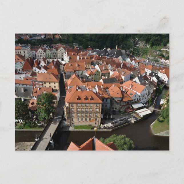 postal de Cesky Krumlov (Anverso)