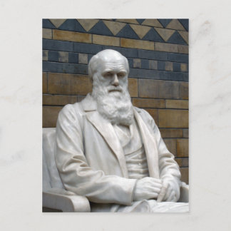 Postal de Charles Darwin