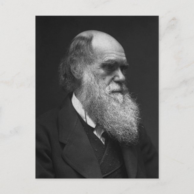 Postal de Charles Darwin (Anverso)
