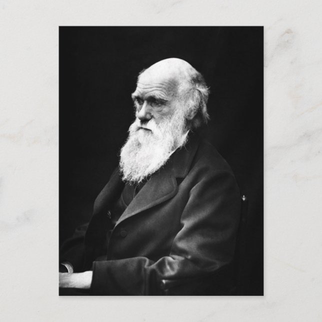 Postal de Charles Darwin (Anverso)